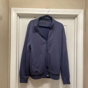J Crew Navy Blue Zip-Up Jacket very soft